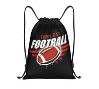 OREURUIK Custom Tampa Bay Football Drawstring Backpack Bags Men Women Lightweight Gym Sports Sackpack Sacks for Yoga
