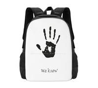 OREURUIK Dark Brotherhood Knows.. You'Ve Been Bad! Schoolbag Backpack Fashion Bags We Know Dragon Born Bathesda Rpg Assassin