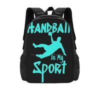 OREURUIK Handball Is My Sport The Gift For Handball Players Schoolbag Backpack Fashion Bags Handball Player Leap Trainer Idea