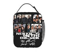 OREURUIK Insulated Lunch Box New Kids On The Block Tour 2024 Merch Rock Band NKOTB Food Box Ins Style Thermal Cooler Lunch Box for Travel