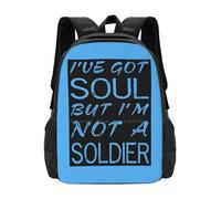 OREURUIK I'Ve Got Soul Schoolbag Backpack Fashion Bags Ive Got Soul But Im Not A Soldier Song Lyrics The Killers Music Lyrics