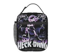 OREURUIK Murder Drones Anime Insulated Lunch Bags for School Game Cartoon Manga Food Box Portable Cooler Thermal Lunch Boxes