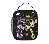OREURUIK Murder Drones Anime Thermal Insulated Lunch Bag for Office Game Cartoon Manga Portable Food Bag Thermal Cooler Lunch Boxes