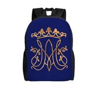 OREURUIK Personalized Ave Maria Monogram Backpacks Men Women Basic Bookbag for School College Catholic Bags