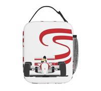 OREURUIK Senna The Legend Insulated Lunch Bags for School Office Ayrton Senna Racing Food Storage Bag Portable Cooler Thermal Lunch Boxes