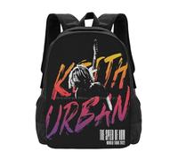 OREURUIK Spin Black Tour Schoolbag Backpack Fashion Bags New Keith Zealand Urban Musician Singer Guitarist Songwriter Country