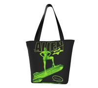 OREURUIK Ulzzang Women Renaissance World Tour Beyonce Shopping Bags With Zipper Opening Alien Superstar Merch Tote Bags