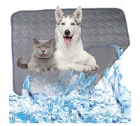 OREZAUQS Cooling Dog Bed Cool Mats for Pets Dog Cooling Mat Durable Pet Cool Mat for Dogs and Cats Small Medium Large Dogs Indoor Outdoor Summer (XL,grey)
