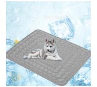 OREZAUQS Dog Cooling Mat Durable Pet Cool Mat for Dogs and Cats Cooling Dog Bed Cool Mats for Pets Small Medium Large Dogs Indoor Outdoor Summer (XL,grey)