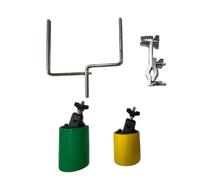 Orff Percussion Cowbell Musical Instrument Mounting Clamp Set with Clear Sound for Music Education and Orff Percussion Instrument Set