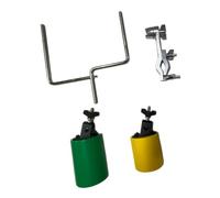 Orff Percussion Cowbell Musical Instrument Mounting Clamp Set with Clear Sound for Music Education and Orff Percussion Instrument Set