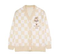 OrFilam Women's Japan Cute Cardigan Sweater Kawaii JK Uniform Cardigan Sweater Cosplay Sweater, Yello, M