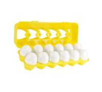ORFOFE 1 Box Educational Number Matching Eggs Early Math Learning Cognitive Puzzle for Preschoolers Color Recognition and Counting Development Interactive Fun Easter