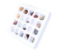 ORFOFE 1 Box Rough Stone Specimens Kit for Science Learning Educational Geology with Natural Crystals and Minerals for Creative Exploration and Stem Teaching Aid