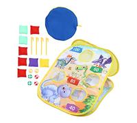 ORFOFE 1 Set Dinosaur Throwing Sandbag Game for Indoor Activity with Double Sided Target Fun Perception Development Easy Storage