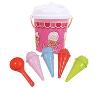 ORFOFE 1 Set Ice Cream Beach Sand Digging Bucket for Safe Material for Playtime at Beach Park Backyard for Boys Random Color