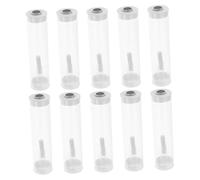 ORFOFE 10 Sets Tube Insect Observation Tube Bug Container Cricket Container Plastic Transparent