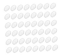 ORFOFE 100 Pairs Soft Clear Push-in Eyeglass Nose Pads Anti-Slip Cushioned Bridge Pieces for Glasses Frames Replacement for Eyewear Comfort and Secure Fit