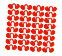 ORFOFE 1000pcs Red Chick Goggles Glass Made of Sturdy Plastic, Safe and Healthy, Reusable Feeding Chicken Glasses Supply for Farm and Ranch Use