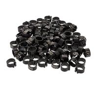 ORFOFE 100pcs Digital Foot Ring Plastic Pigeons Leg Ring Opening Pigeon for Identification