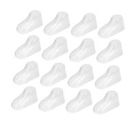 ORFOFE 100Pcs Feet Model Shoe Display Stands for Shop Store Transparent PVC Shoe Display Holder for Socks Booties for Retail Showcase