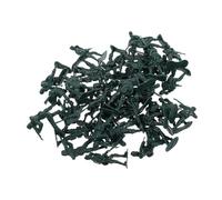ORFOFE 100pcs Mini Army Men Figures Military Sand Table Soldiers Model Abs Miniature People for War Games Party and Collections