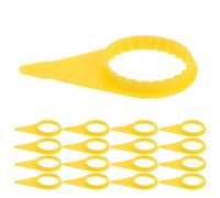 ORFOFE 100pcs Plastic Lug Nut Indicators Wheel Hub Screw Caps for Trucks Cars Weather-resistant Visual Warning Accessories for Loose Lug Nut Safety Monitoring