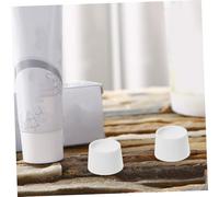 ORFOFE 100Pcs Plastic Toothpaste Tube Caps Screw Top Covers Self-Closing Design Easy to Install Prevent Wasted Toothpaste and Stains Bathroom Essential for Travel and Home Use