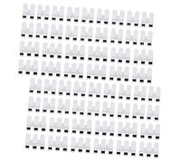 ORFOFE 100pcs Push Quick Wiring Terminals Electrical Cable Connectors for Secure Connections Easy Installation Manganese Spring for Home Appliances Motors and Automotive Wiring