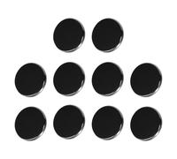 ORFOFE 10Pcs 18Mm Gun Black Stitch-Free Metal Buttons for Coats Sweaters Windbreakers, Portable Decorative Fasteners for Clothes Sewing and Garment Repair