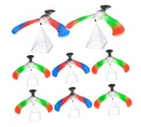 ORFOFE 10pcs Balance Gravity Birds Educational for Fun Eagle Finger Balancing Party Favors and Learning Gifts Stimulates Curiosity and Teaches Physics Principles Random Color