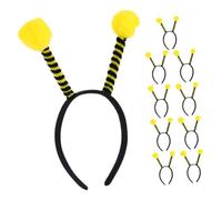 ORFOFE 10pcs Bee Headdress Girl Bee Ears Headband Decorations Hair Bands Accessories The with Women Antenna Headband Hair Hoop for Halloween Cosplay Cloth