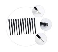 ORFOFE 10Pcs Black Plastic Professional Pen Nib Holders Ergonomic Replaceable Dip Pen Holders for Comic Art Drawing Manga Sketch Supplies