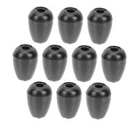 ORFOFE 10pcs Black Small Silicone Earbud Covers Replaceable Ear Tips for Stethoscope Medical Auscultation Hospital Clinic Use