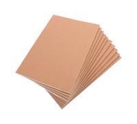 ORFOFE 10Pcs Blank Paper Notepads A5 Kraft Paper Diaries for Personal Notes and Office Tasks, Bulk Journals Suitable for Travel and Work
