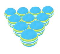 ORFOFE 10pcs Blue EVA Mini Golf Balls Practice Balls for Indoor Use and Cat Soft Colorful Suitable for Backyard Training and Play