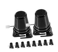 ORFOFE 10pcs Clockwork Movement for Windup Robot Repair DIY Supplies Black Parts for Clay Craft and Wooden Plastic Boxes Spring Mechanism Cultivates Practical and Mental Skills