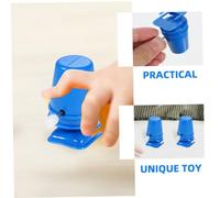 ORFOFE 10pcs DIY Windup Robot Accessories Blue Clockwork Movement Parts for Mechanical Crafting Safe Lightweight Robot Mechanism for Educational Play and Creative Experimentation