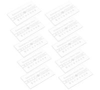 ORFOFE 10pcs Fire Alarm Manual Switch Cover Glass, Heat Resistant Break Glass Replacement for Emergency Fire Alarm System, Compatible with Manual Call Points for Kitchen Safety