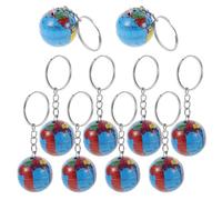 ORFOFE 10Pcs Globe Keychains Mini Planet Themed Key Rings with Earth Design for Backpack Accessories and Travel Party Favors Novelty Globe Decorations