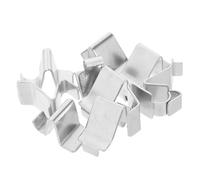 ORFOFE 10pcs Heavy Duty Metal Shelf Pegs Cabinet Clamps Iron Shelf Supports for Office File Organization Bookcase Kitchen Cabinets U-Shaped Brackets