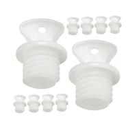 ORFOFE 10pcs Hot Water Bottle Caps Replacement Heat Resistant Rubber Stoppers with Inner Diameter Fit for Hot Water Bags and Bottles Leakproof and Easy to Clean for Home and Travel