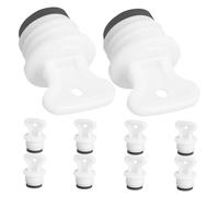 ORFOFE 10Pcs Leakproof Rubber Hot Water Bottle Stoppers with Seal Gaskets 21Mm Medium Size Replacement Plugs for Small Hot Water Bags Universal Sack Accessories for Cold Therapy