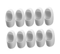 ORFOFE 10pcs Mini Public Toilet Model Scale Dollhouse Tiny Toilet for DIY Architectural Micro Landscape Bathroom Scene Accessory