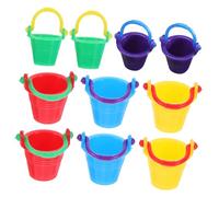 ORFOFE 10pcs Mini Water Buckets Miniature House Decorations for Craft Bucket Accessories for Dollhouse and DIY Projects