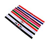 ORFOFE 10pcs Ninja Headbands Soft Breathable Japanese Samurai Bandanas for Role Play Birthday Party Costume Accessories