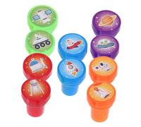 ORFOFE 10pcs Outer Space Stamp Party Favors DIY Cute Stamper Space Pattern Stamps for Boy Girl Boys and Girls Journaling Scrapbooks