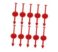 ORFOFE 10pcs Plastic Game Arrows Multipurpose Rotation Pointers for Classroom Activities Party Games DIY Projects Compact Design Plaything for Fun Events