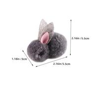ORFOFE 10Pcs Plush Mini Rabbit Dolls Soft Stuffed Animal for DIY Clothing Accessories Easter Bunny Decor Craft Supplies for Adults