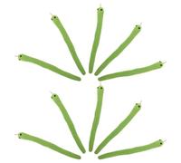 ORFOFE 10pcs Realistic Cat Snake for Kittens Interactive Corduroy Chew Squeaky Playthings with Lifelike Fake Snakes for Indoor Pet Entertainment and Teeth Grinding